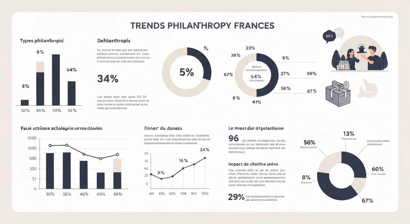 Philanthropie en France : chiffres cles et tendances